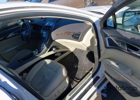 2013 Lincoln Mkz Hybrid из США, поврежденный, VIN 3LN6L2LU9DR824334